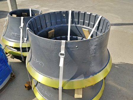 Неподвижное футеровочное кольцо верхней чаши на Sandvik-CH440 (452.3027-002)