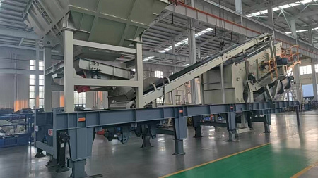 Мобильный моющий грохот Liming NK200S-2