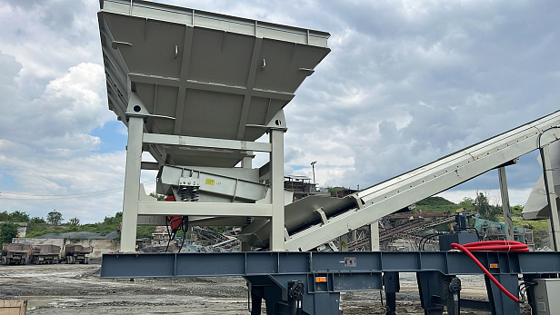 Поставка грохота LIMING NK200S-4 на колесном шасси в Республику Крым
