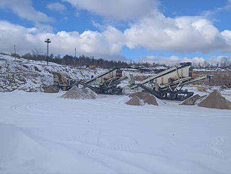 Мобильный грохот на салазках LIMING MK400S-3